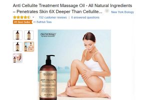 Anti Cellulite Treatment Massage Oil