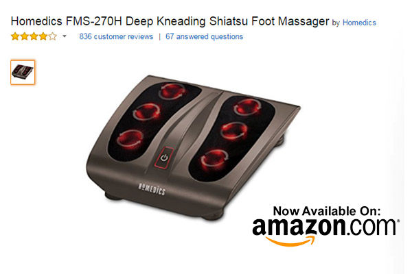Homedics FMS-270H Deep Kneading Shiatsu Foot Massager Review