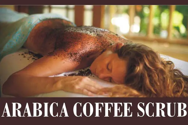 Natural Arabica Coffee Scrub Anti Cellulite and Stretch Mark treatment